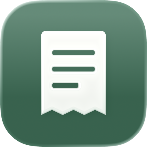 Receipts app icon